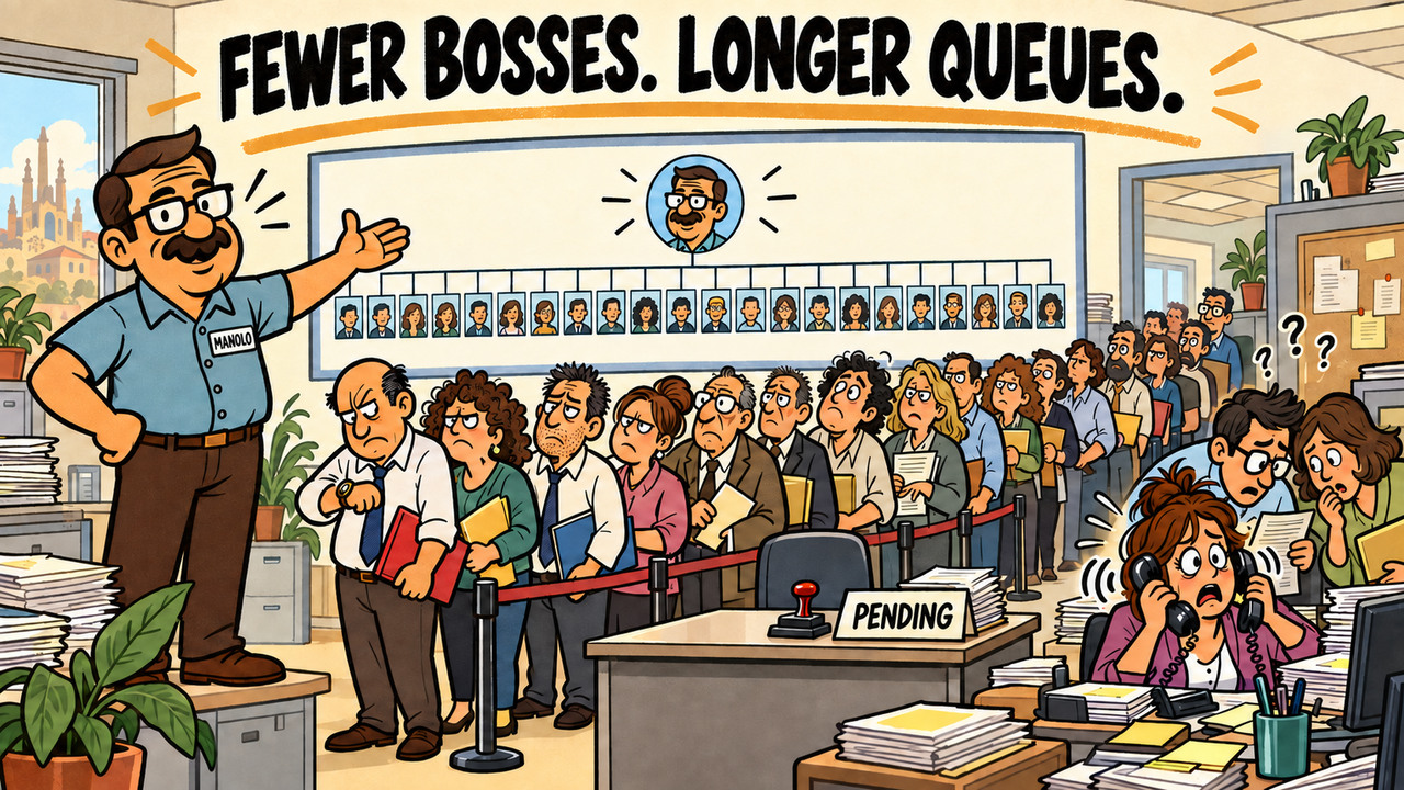 Fewer boxes. The same queue.