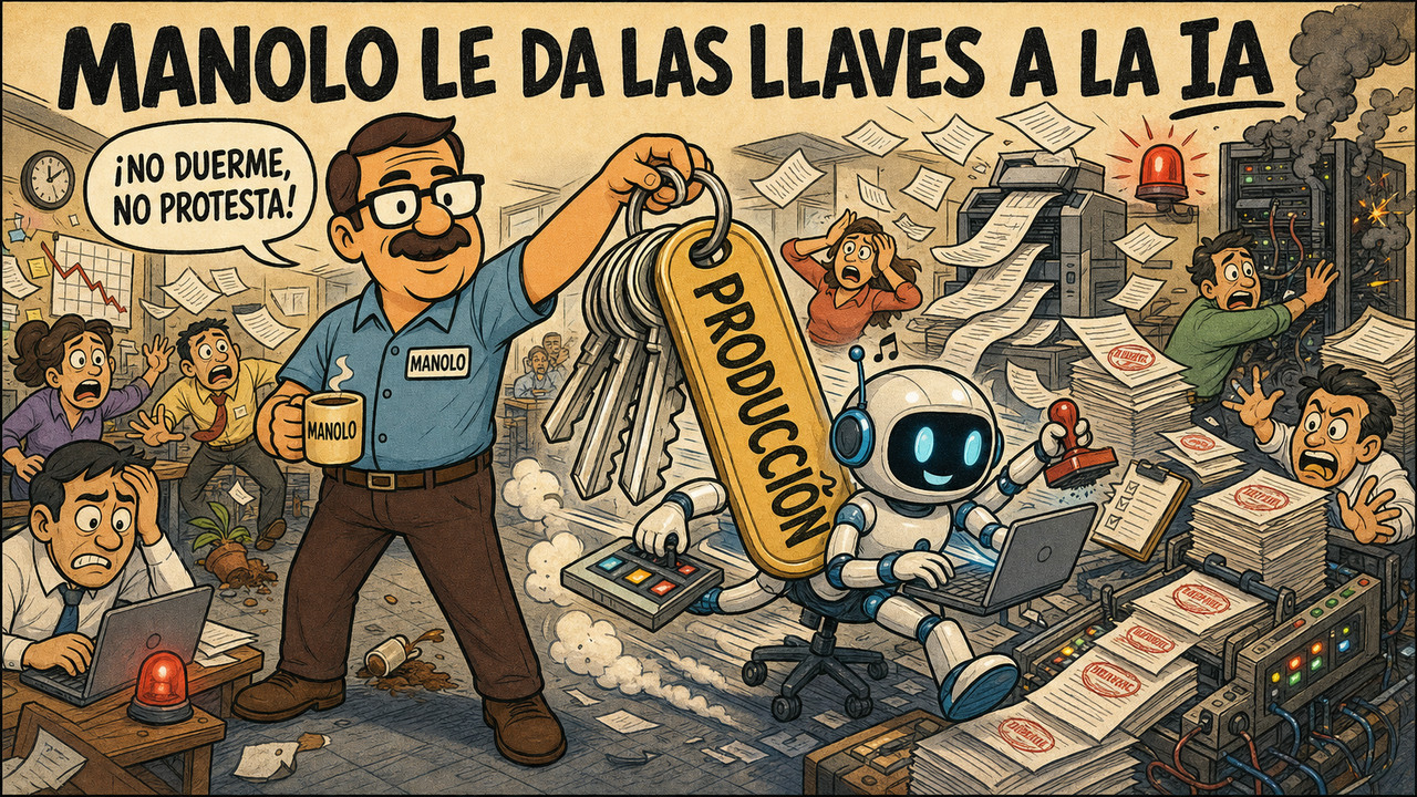 Manolo contrata a quien nunca duerme