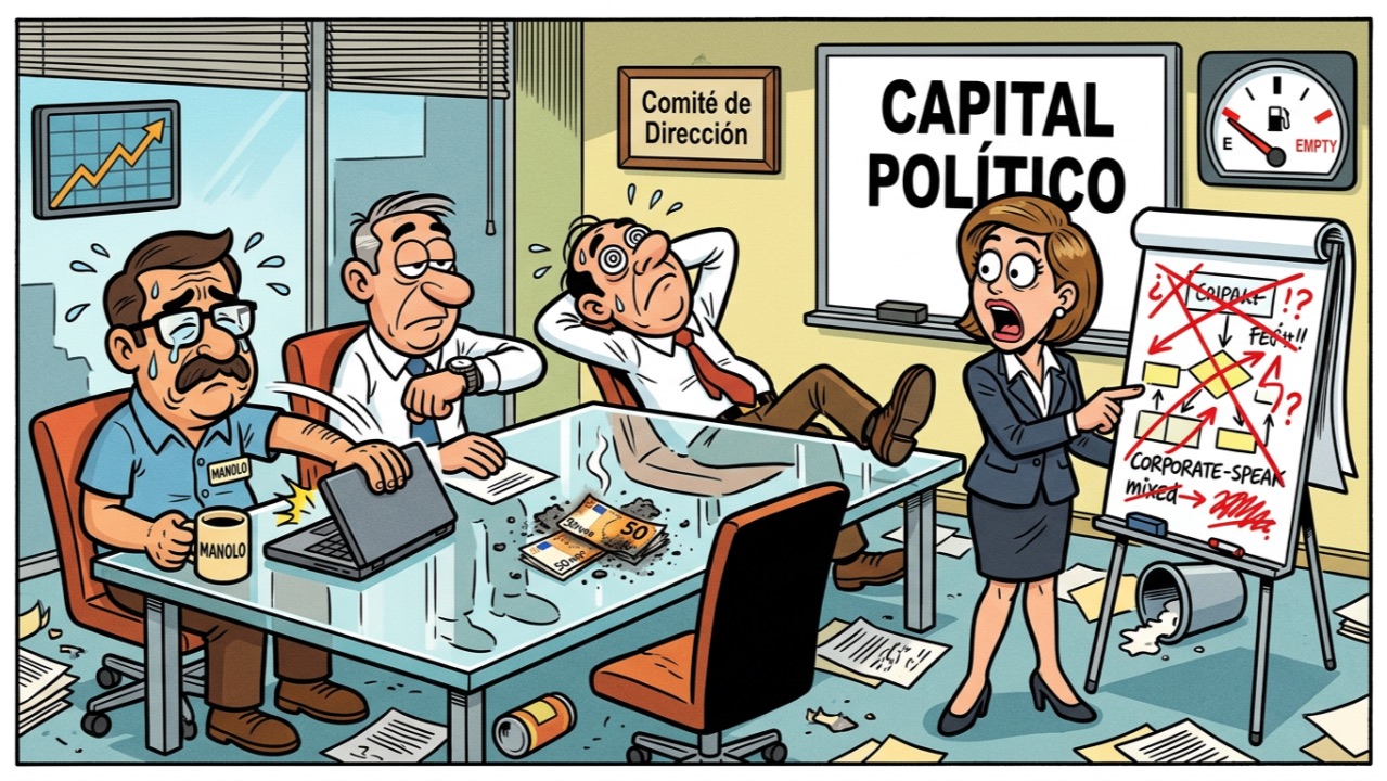 Manolo quemando capital político