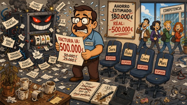 La IA no es tan barata, y Manolo lo sabe