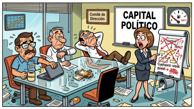 Manolo quemando capital político